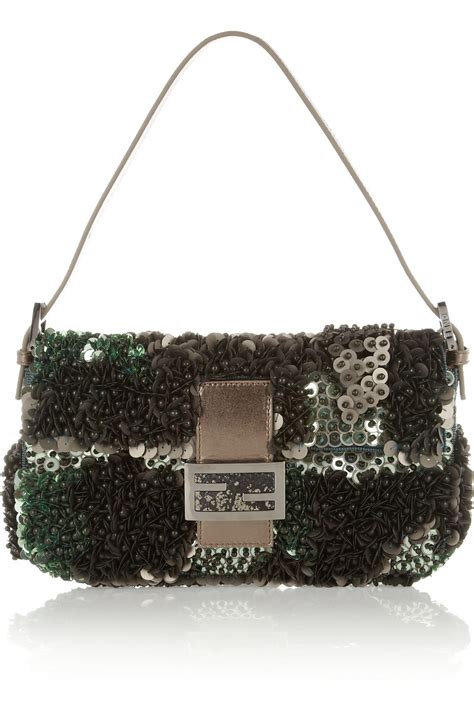 green fendi baguette